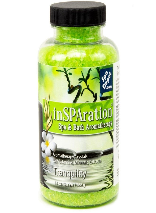بلورات العلاج العطري inSPAration Tranquility للسبا، وحوض الاستحمام الساخن، والحمام 13 أونصة.